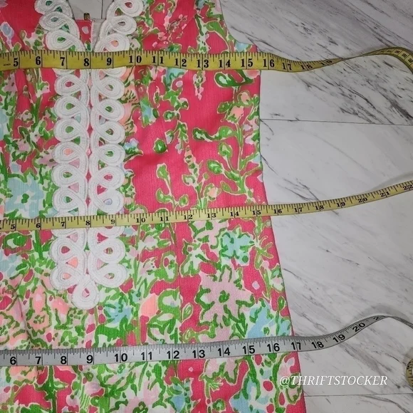 Lilly Pulitzer Flamingo pink Southern Charm Dress - Picture 5 of 8